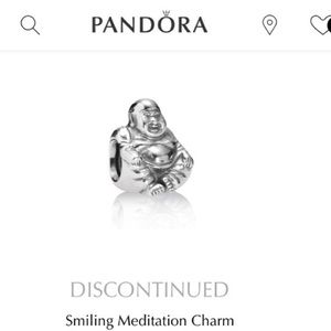 Pandora Smiling Meditation/Buddha Charm